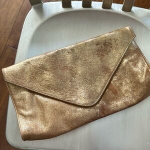 Shiney gold clutch